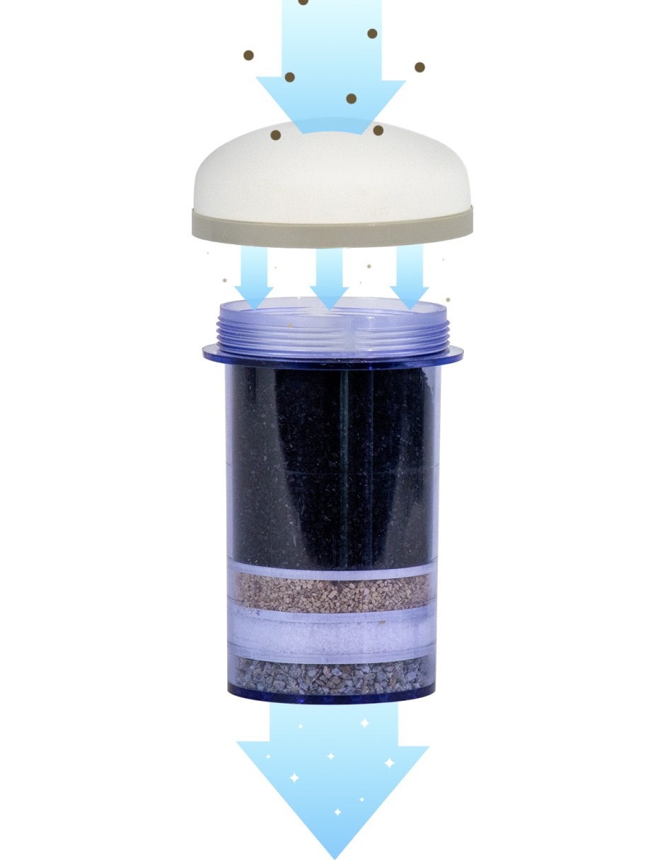 Repuesto de filtro agua ultrafiltración FPA10L