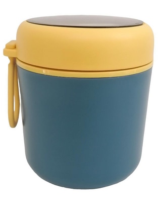 Lonchera de acero inoxidable con tapa rosca 530 ml 1