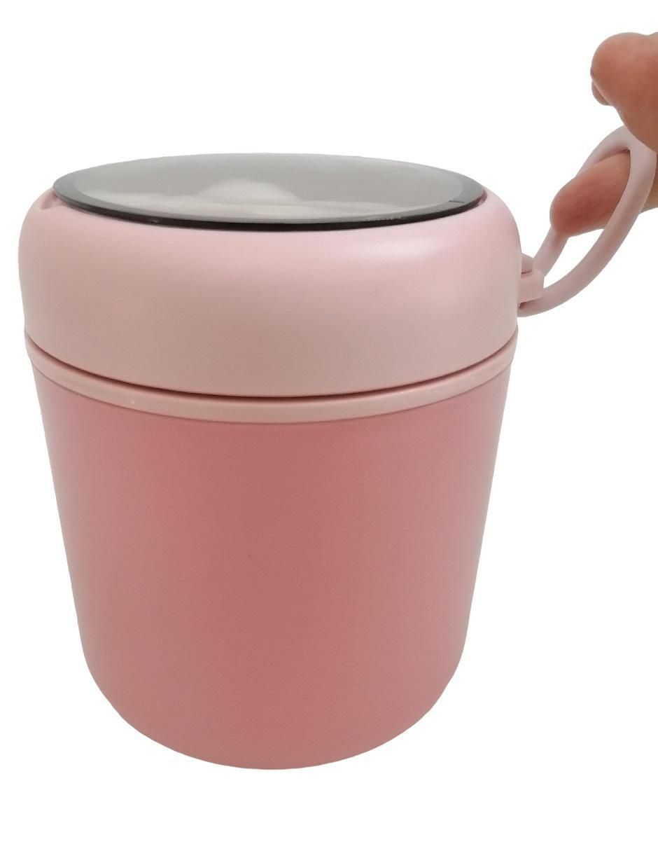 Lonchera de acero inoxidable con tapa rosca 530 ml