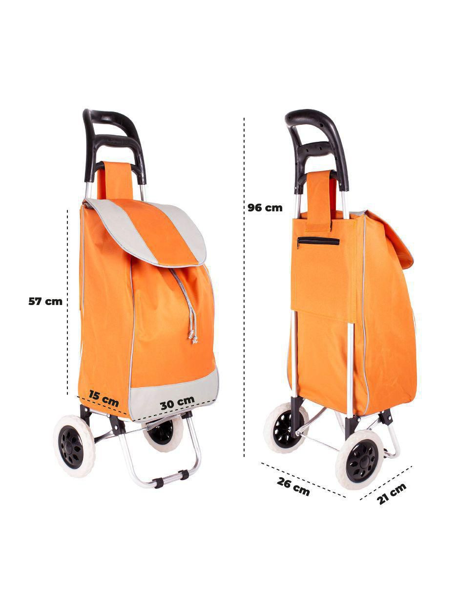 Carro de compras áreas múltiples acero inoxidable 4