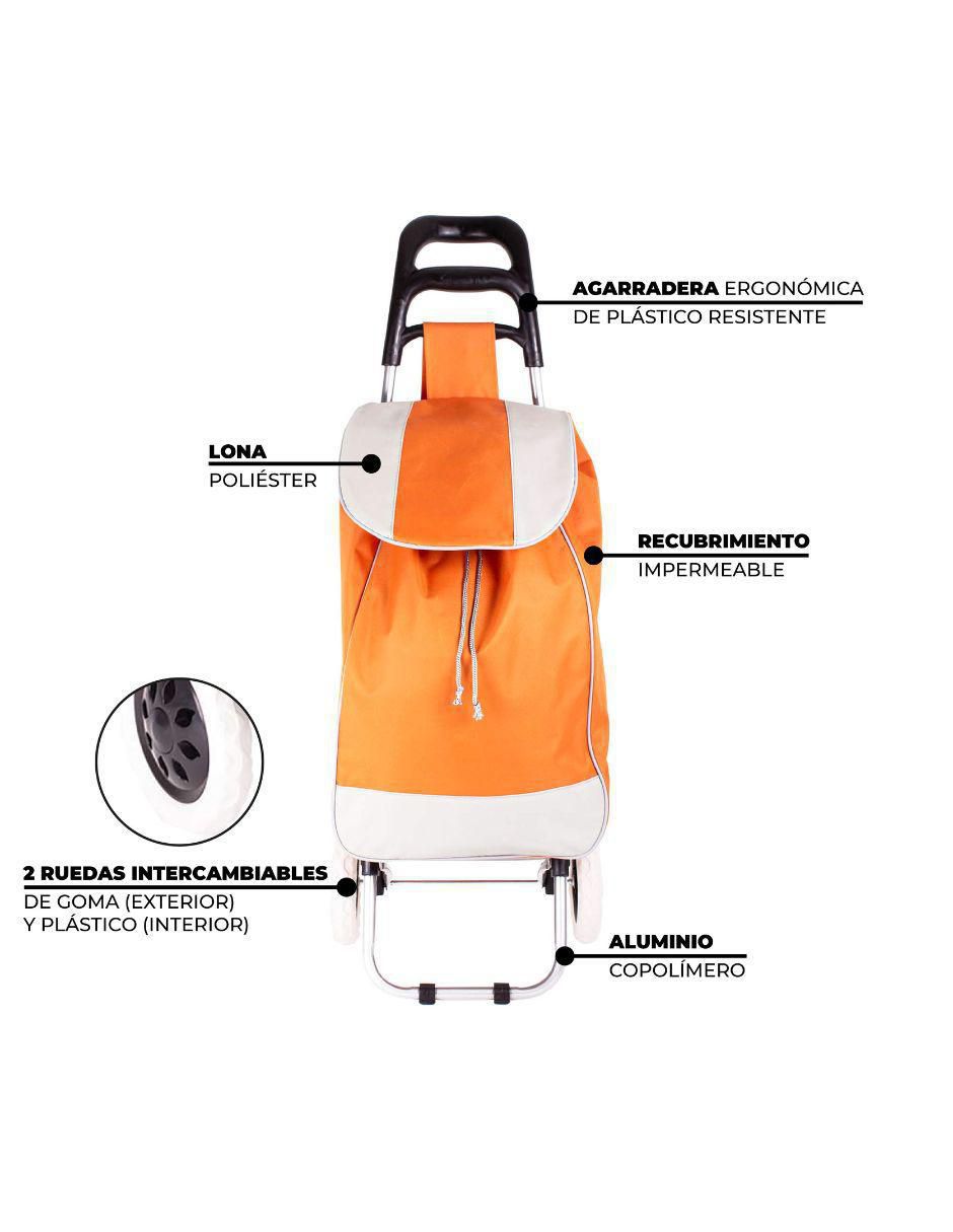 Carro de compras áreas múltiples acero inoxidable 2