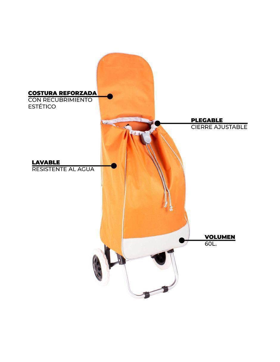 Carro de compras áreas múltiples acero inoxidable 3