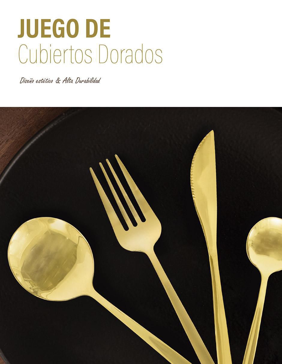 Set cubiertos de acero inoxidable 24 piezas