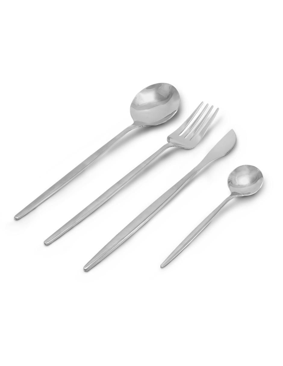 Set cubiertos de acero inoxidable 24 piezas