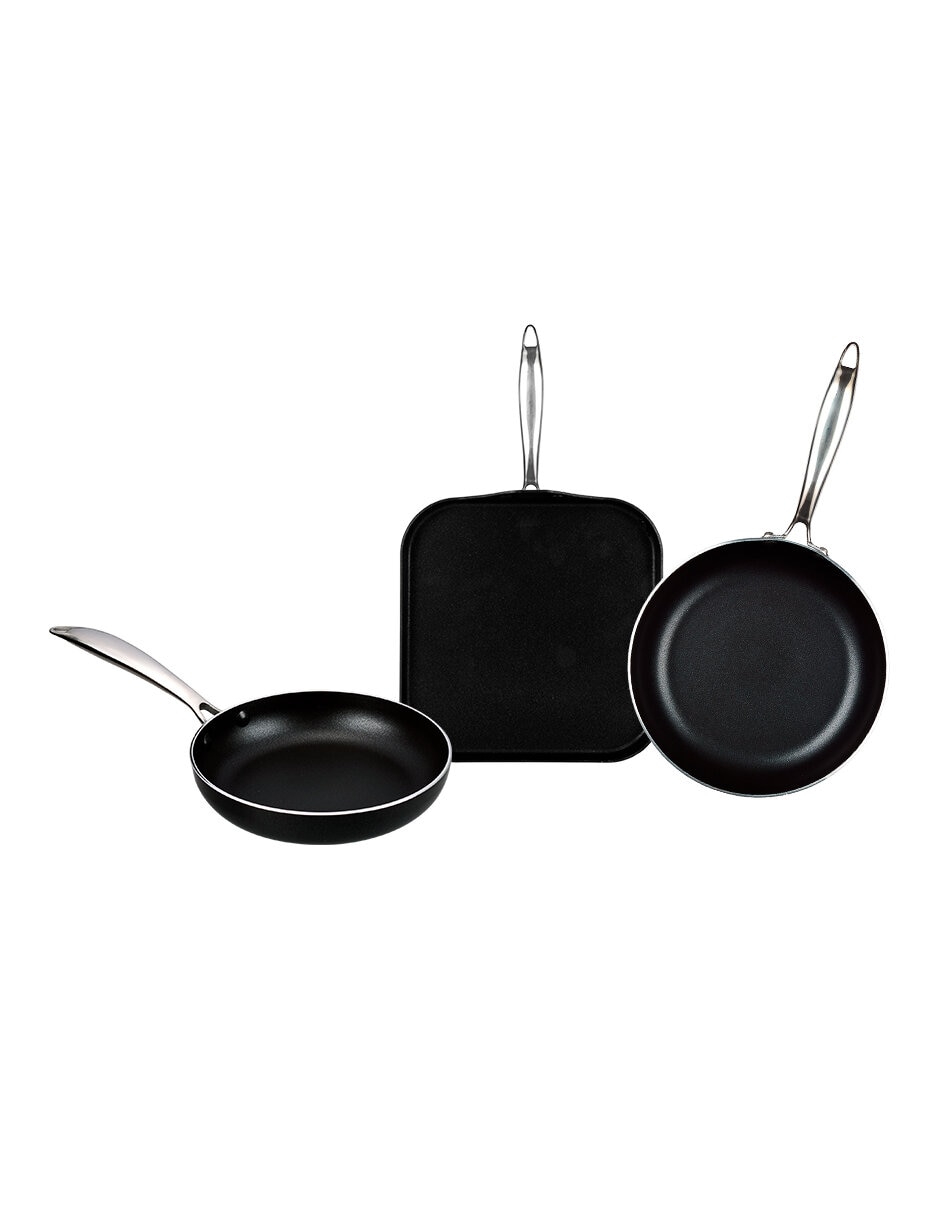 Batería de cocina Vasconia Urban de aluminio antiadherente convencional 11 piezas