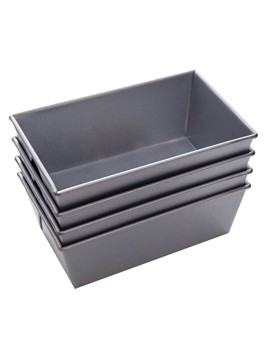 Set moldes aluminio rectangular 2