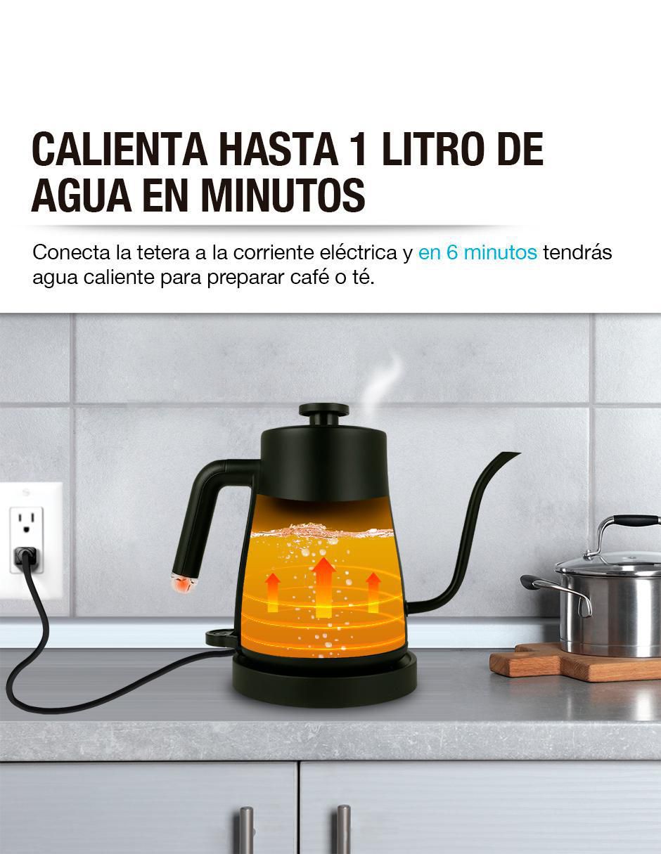 Tetera eléctrica Casa Litus de acero inoxidable
