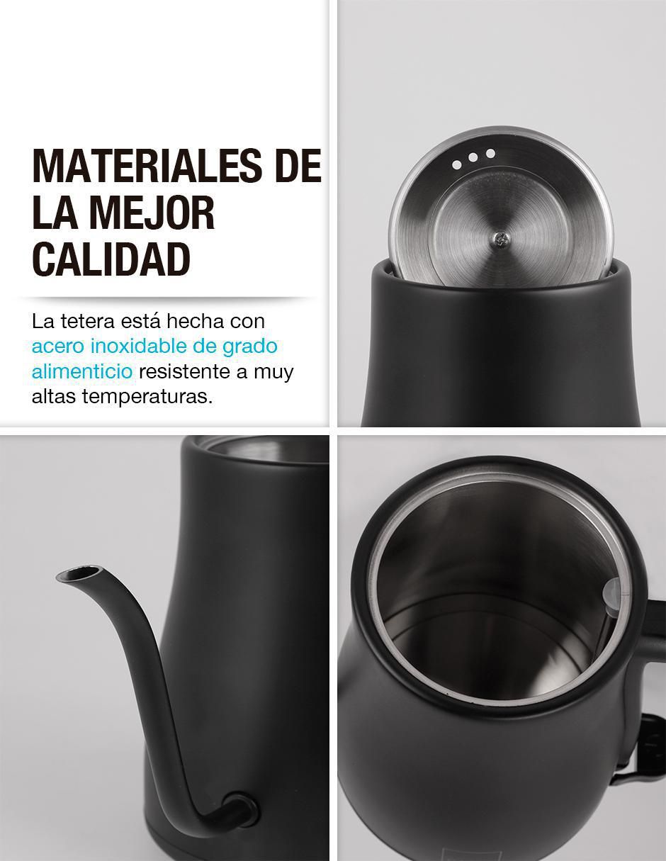 Tetera eléctrica Casa Litus de acero inoxidable