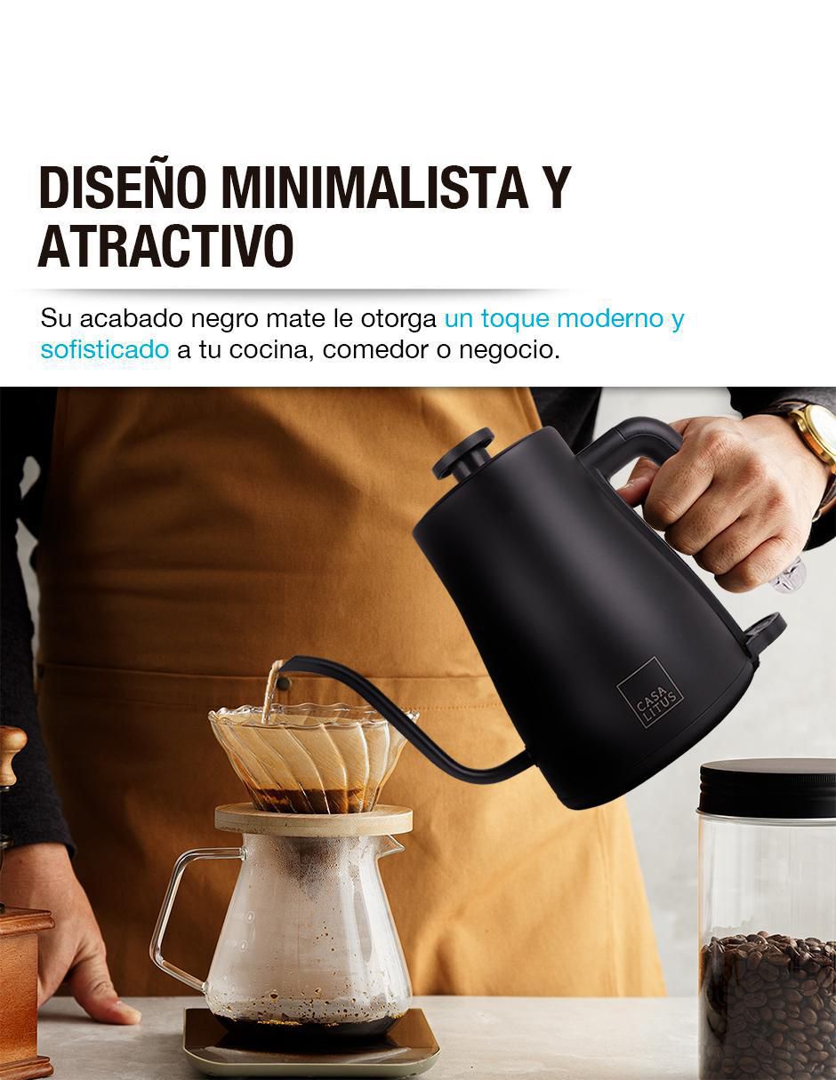 Tetera eléctrica Casa Litus de acero inoxidable