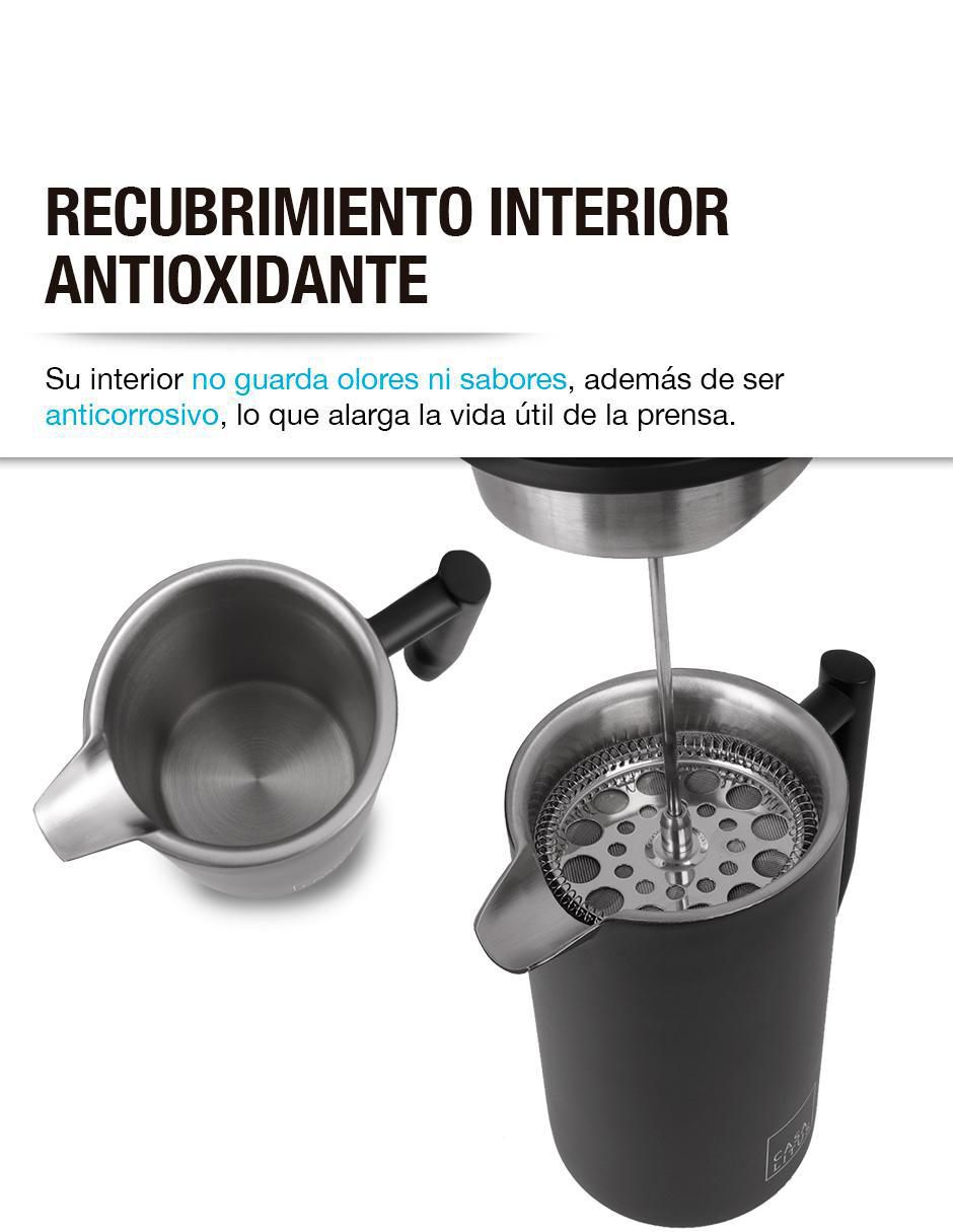 Prensa francesa Salt & Pepper  de acero inoxidable
