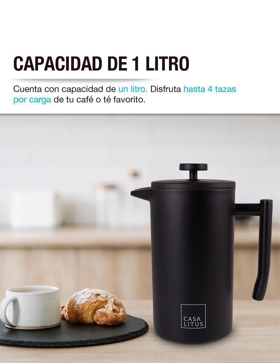 Prensa francesa Salt & Pepper  de acero inoxidable