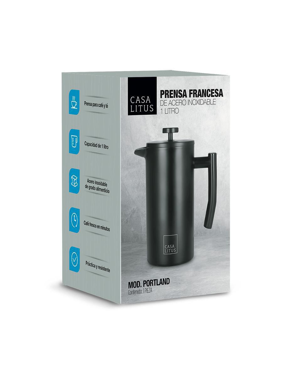 Prensa francesa Salt & Pepper  de acero inoxidable
