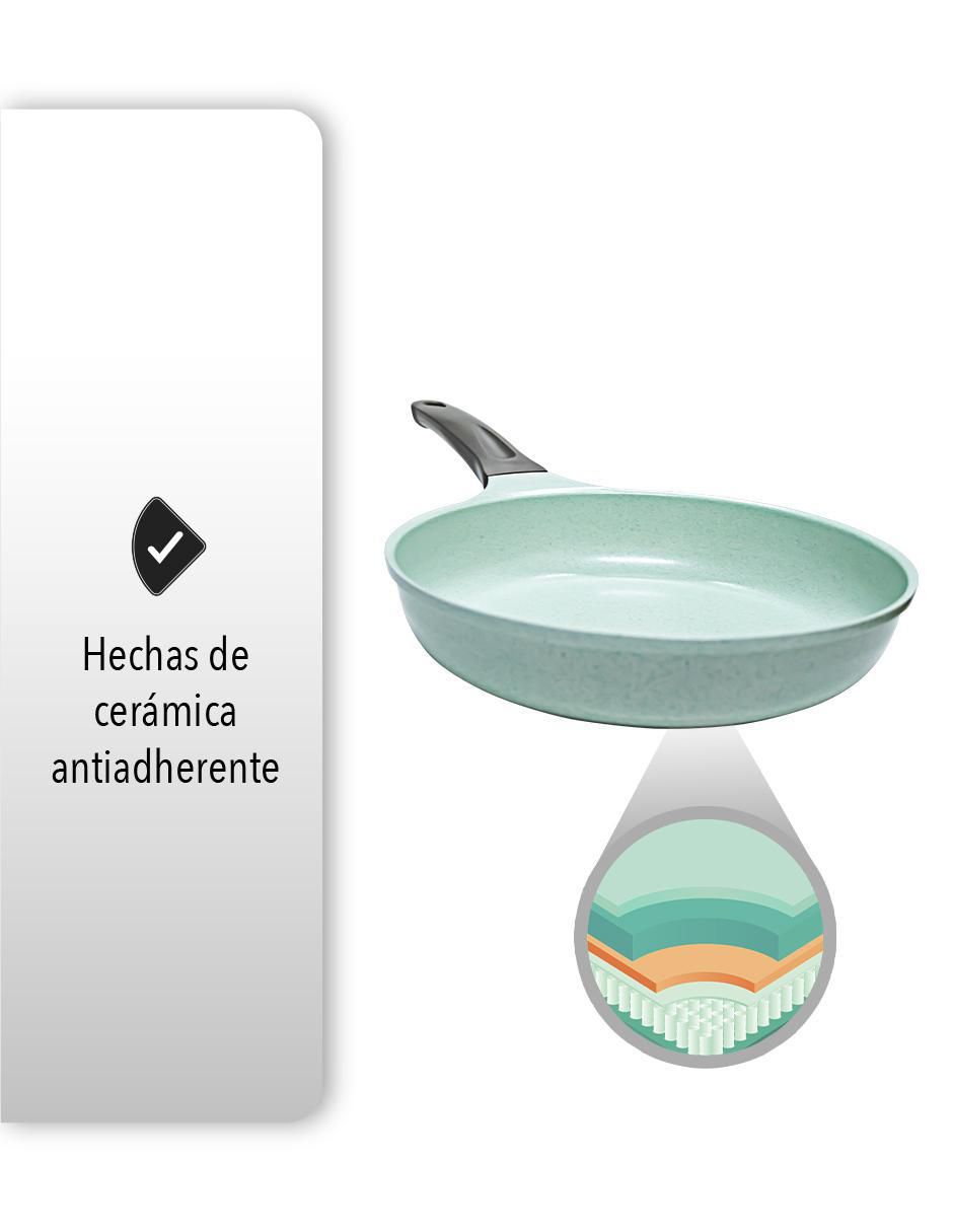 Set de sartenes Jade de hierro 3 piezas