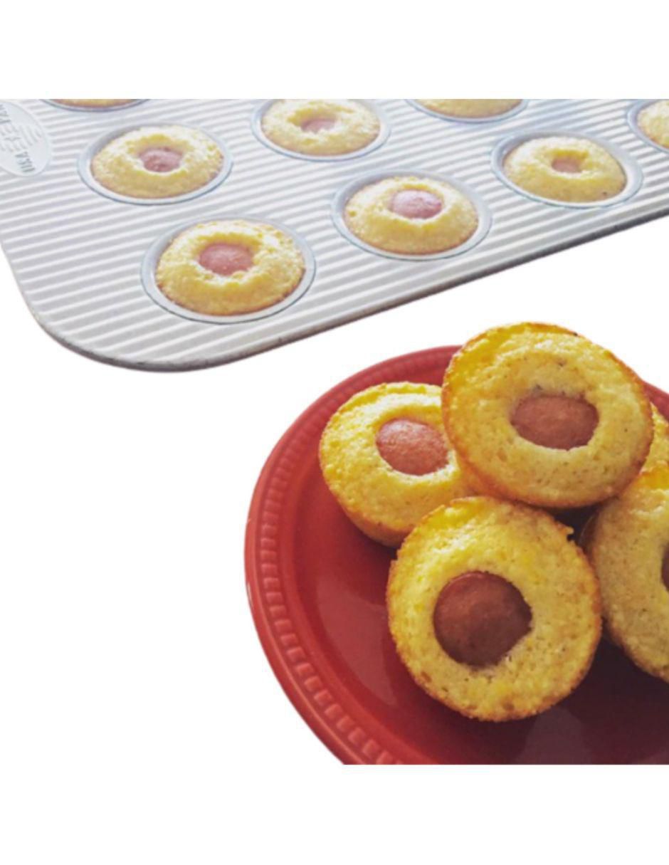 Molde cupcake acero aluminizado redondo 2