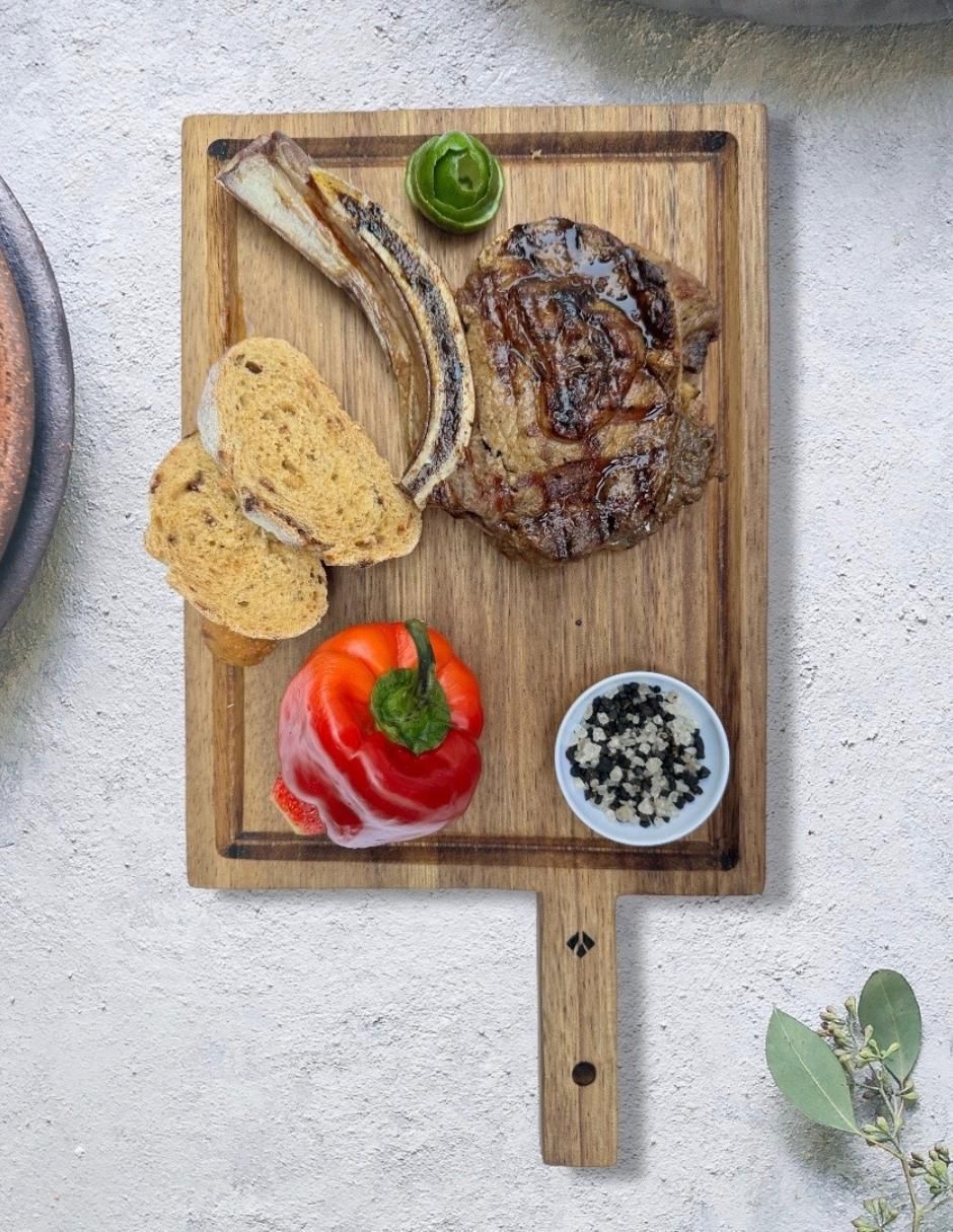 Tabla para picar Rectángular de madera 8