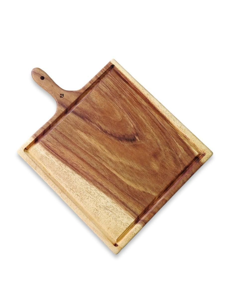 Tabla para picar Cuadrada de madera 1