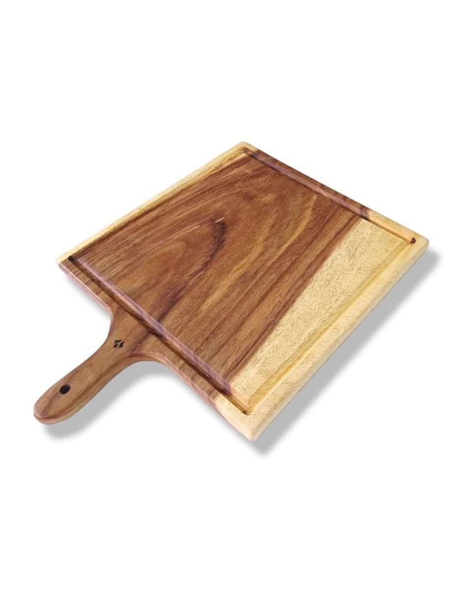 Tabla para picar Cuadrada de madera 7