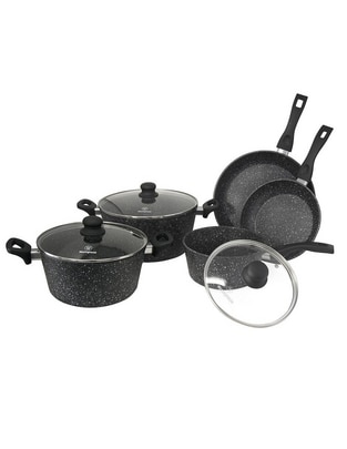 Batería de cocina Wccs000908ambb de aluminio antiadherente piedra 8 piezas 1