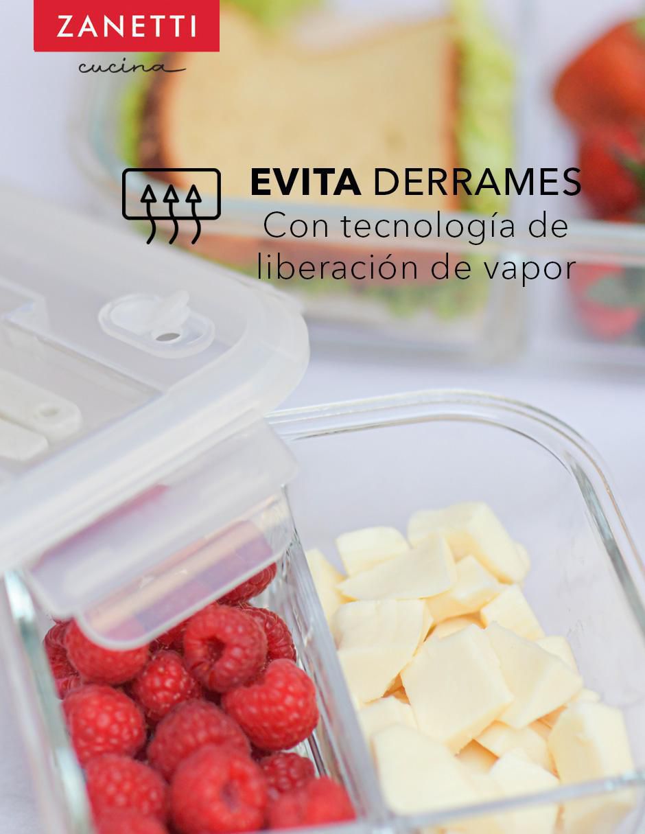 Set contenedores Zanetti Bento Box de vidrio 7 piezas