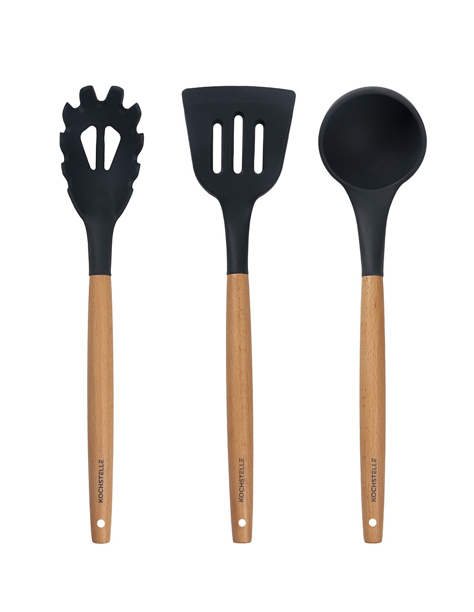 Batería de cocina Wood de aluminio antiadherente combinado 10 piezas