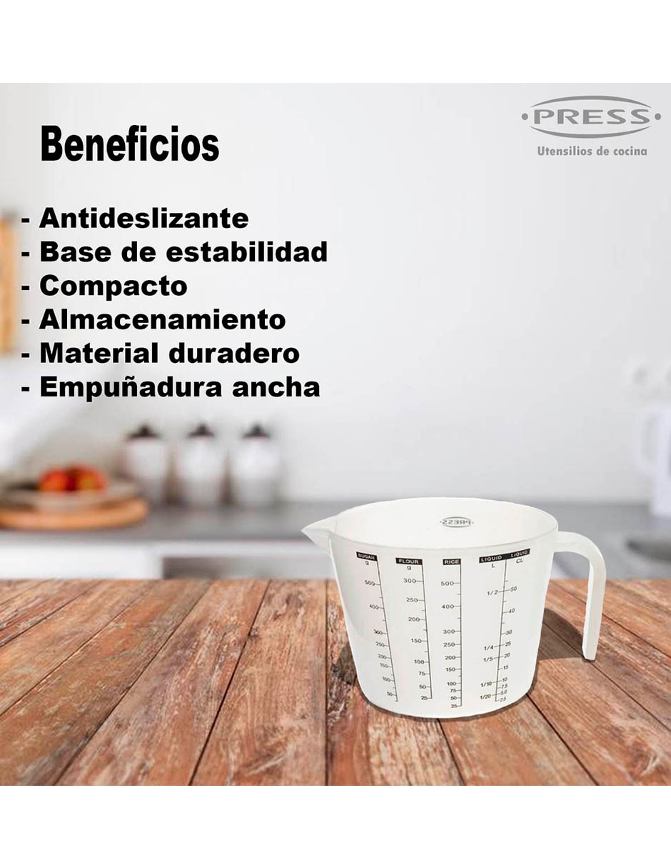 Taza medidora Clasic de plástico