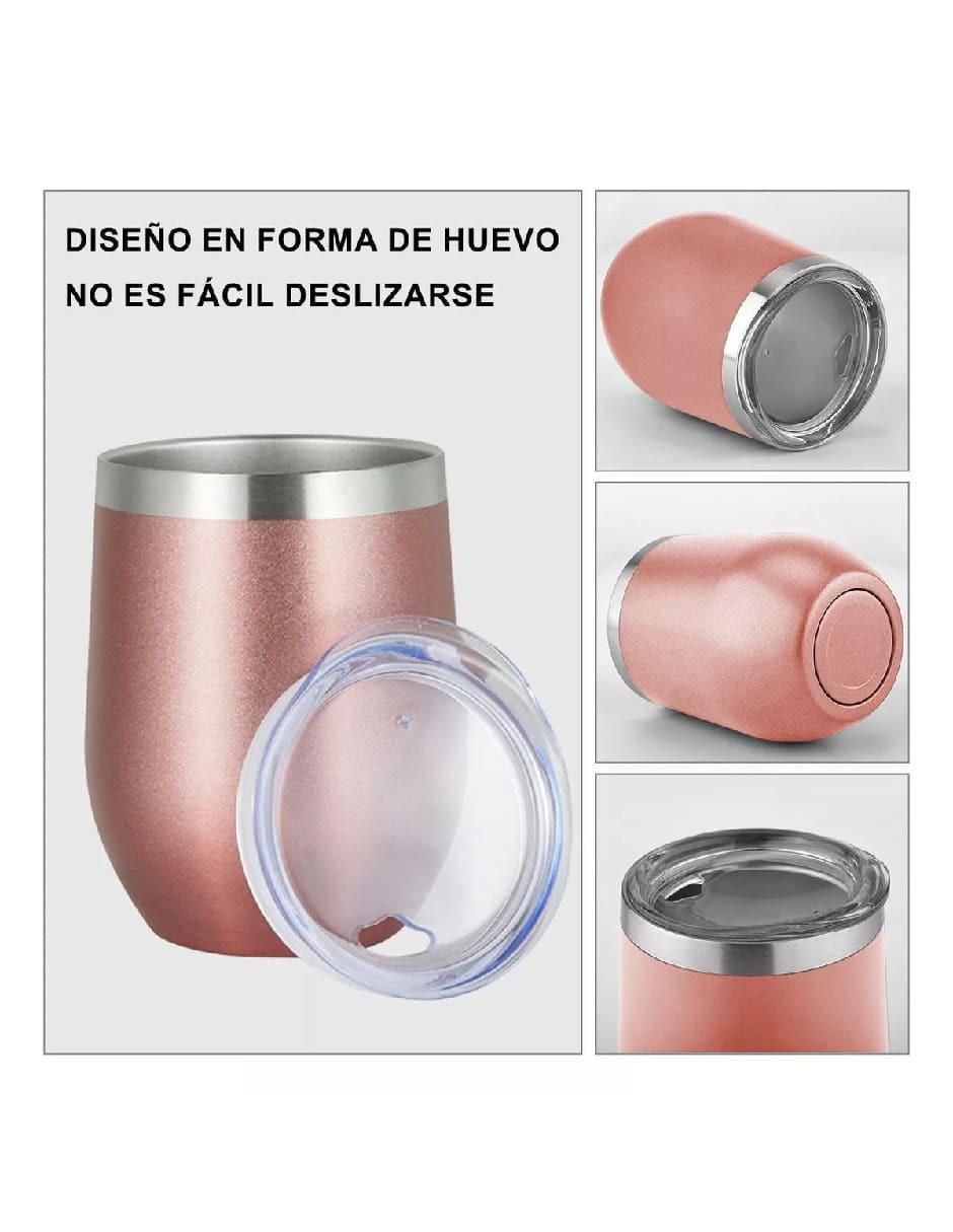 Vaso térmico de acero inoxidable con tapa rosca 3