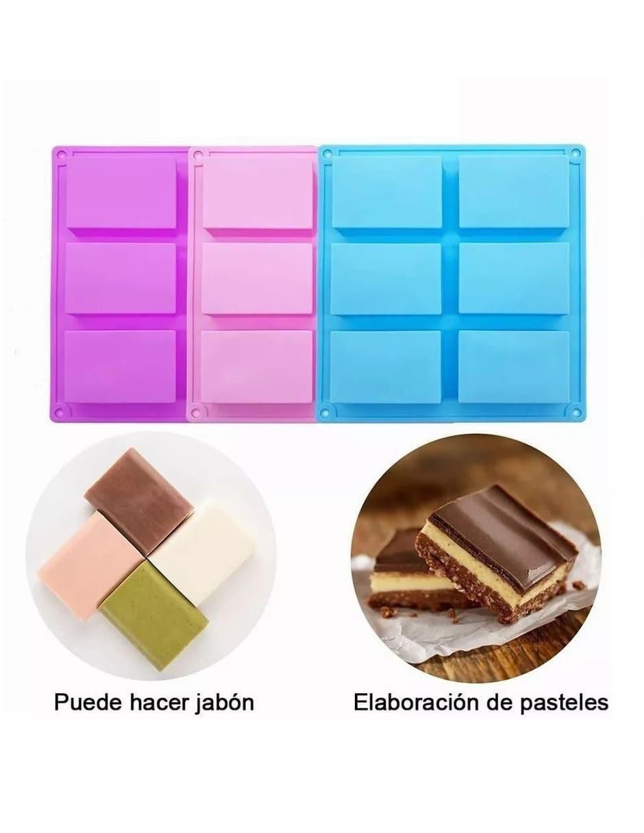Set moldes silicón rectangular 2