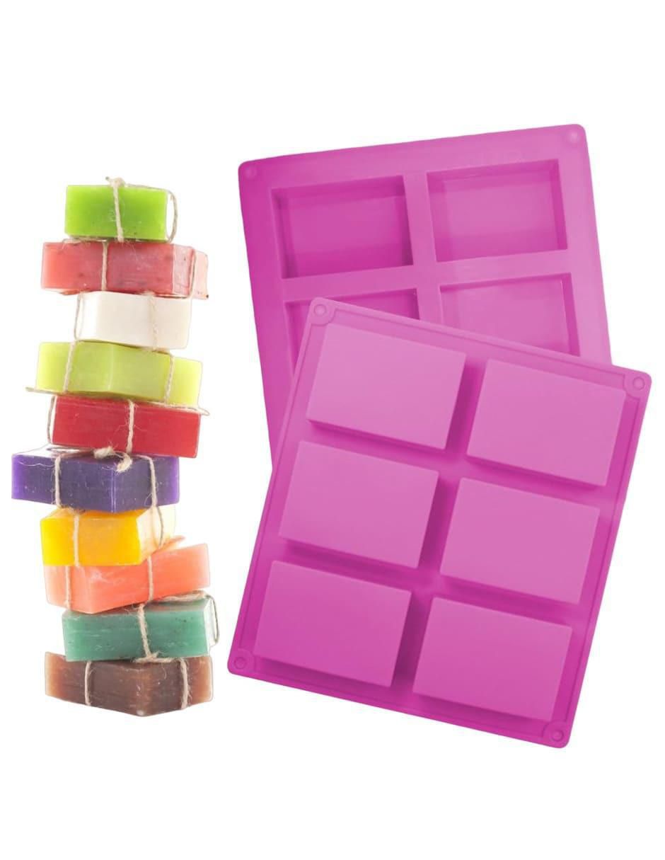 Set moldes silicón rectangular 3
