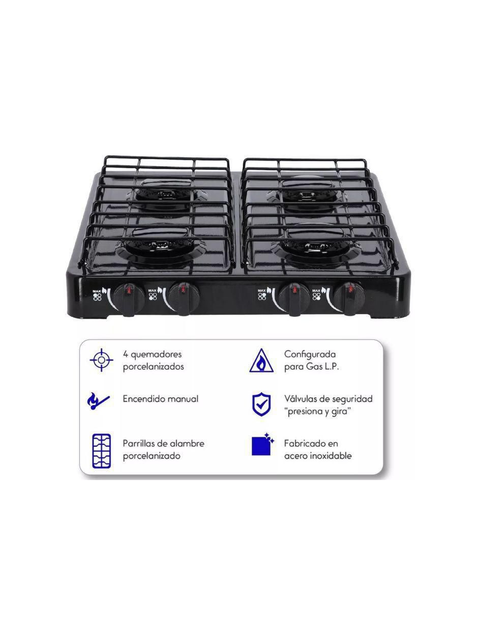 Parrilla eléctrica de acero inoxidable