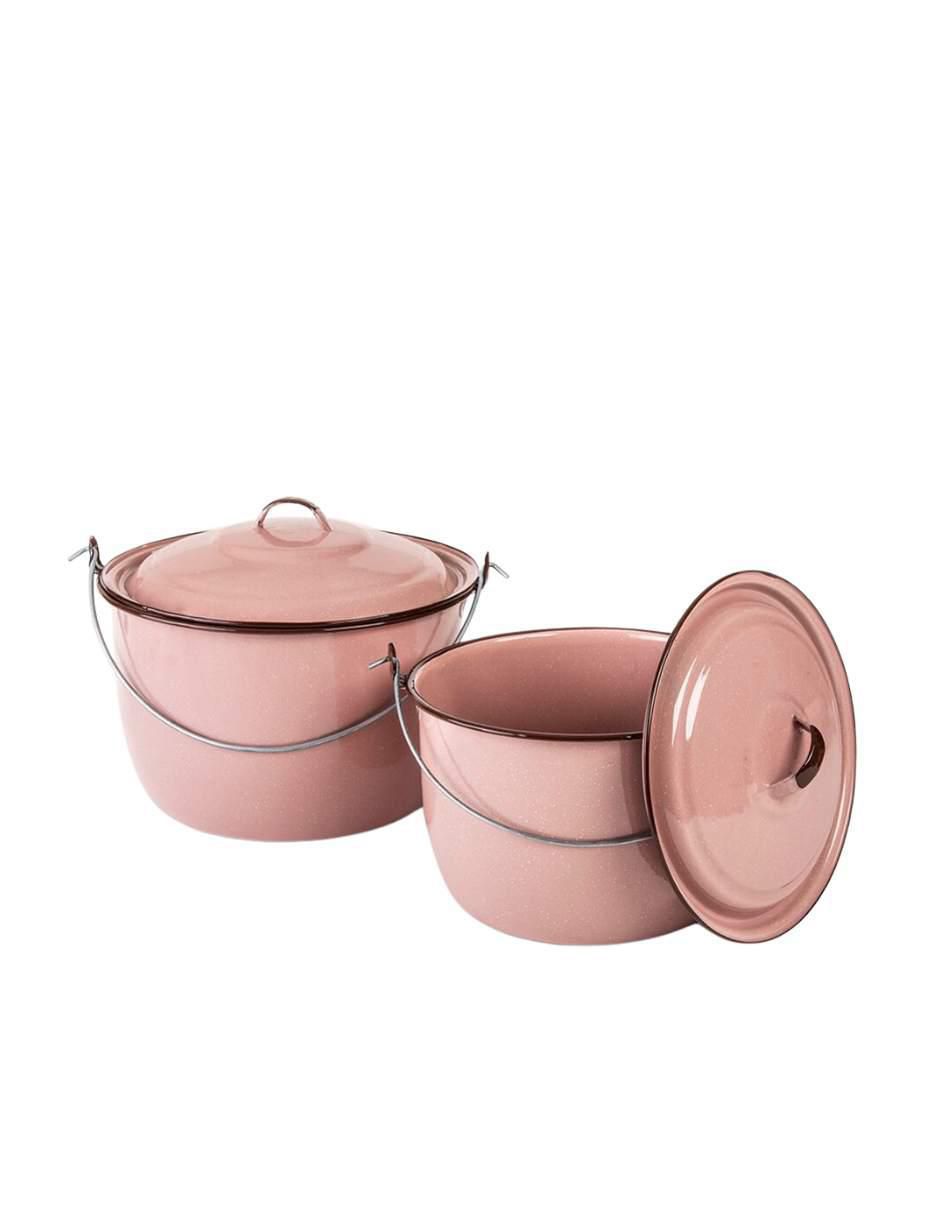 Batería de cocina Rubi de acero vitrificado antiadherente convencional 11 piezas