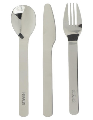 Set cubiertos Smash de acero inoxidable 3 piezas