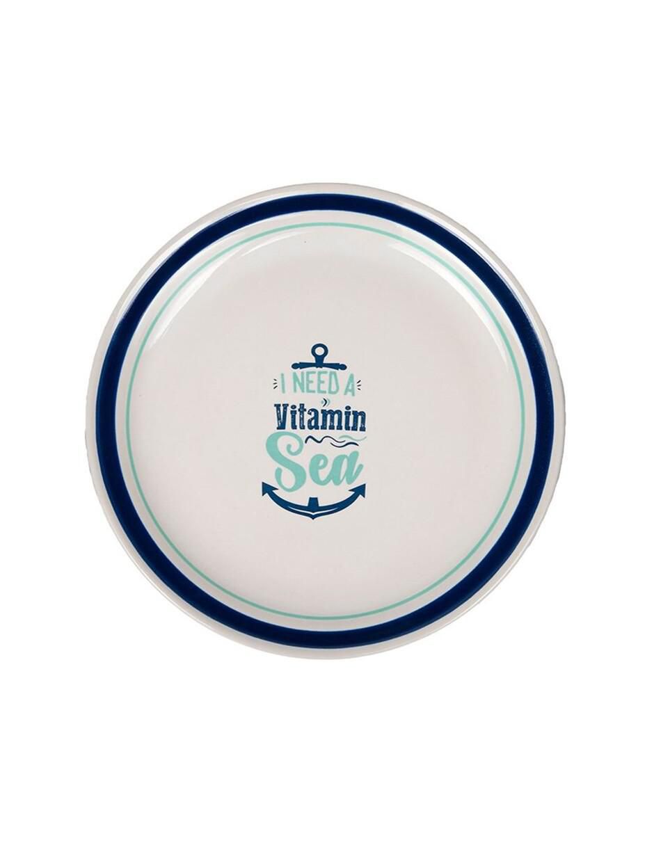 Vajilla cerrada vitamin sea de cerámica para 4 personas 5