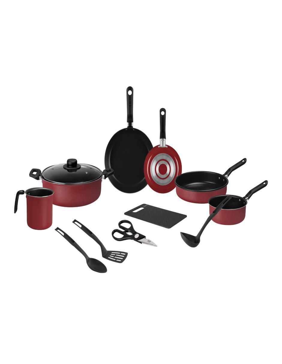 Batería de cocina 58500 de aluminio antiadherente 12 piezas