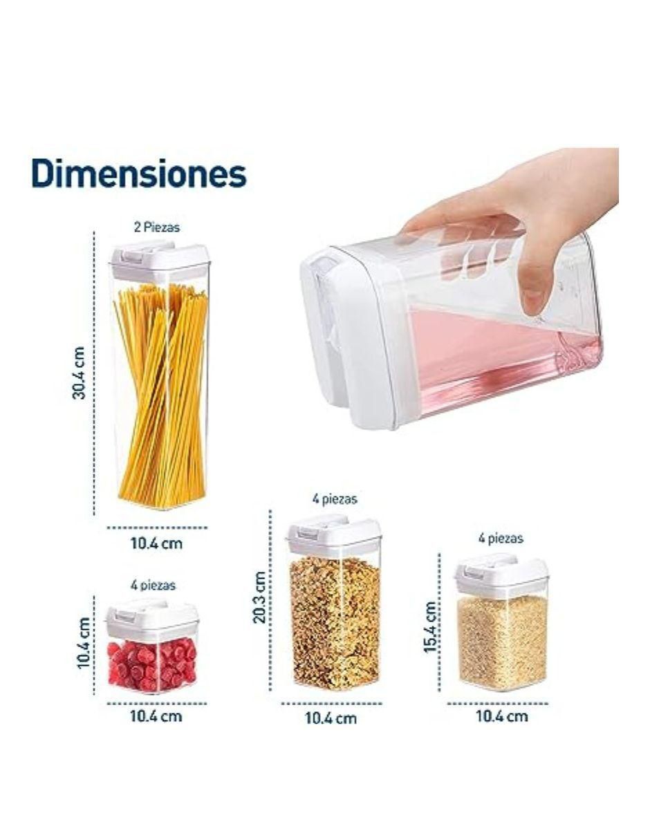 Set contenedores de plástico 14 piezas 7