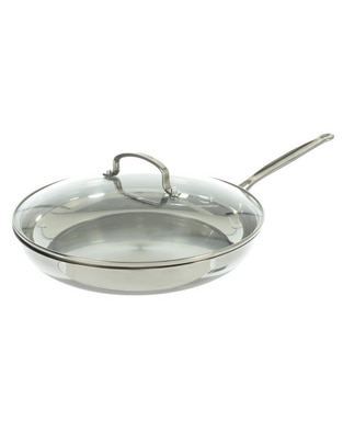 Sartén con tapa Classic de acero inoxidable 2 piezas 1