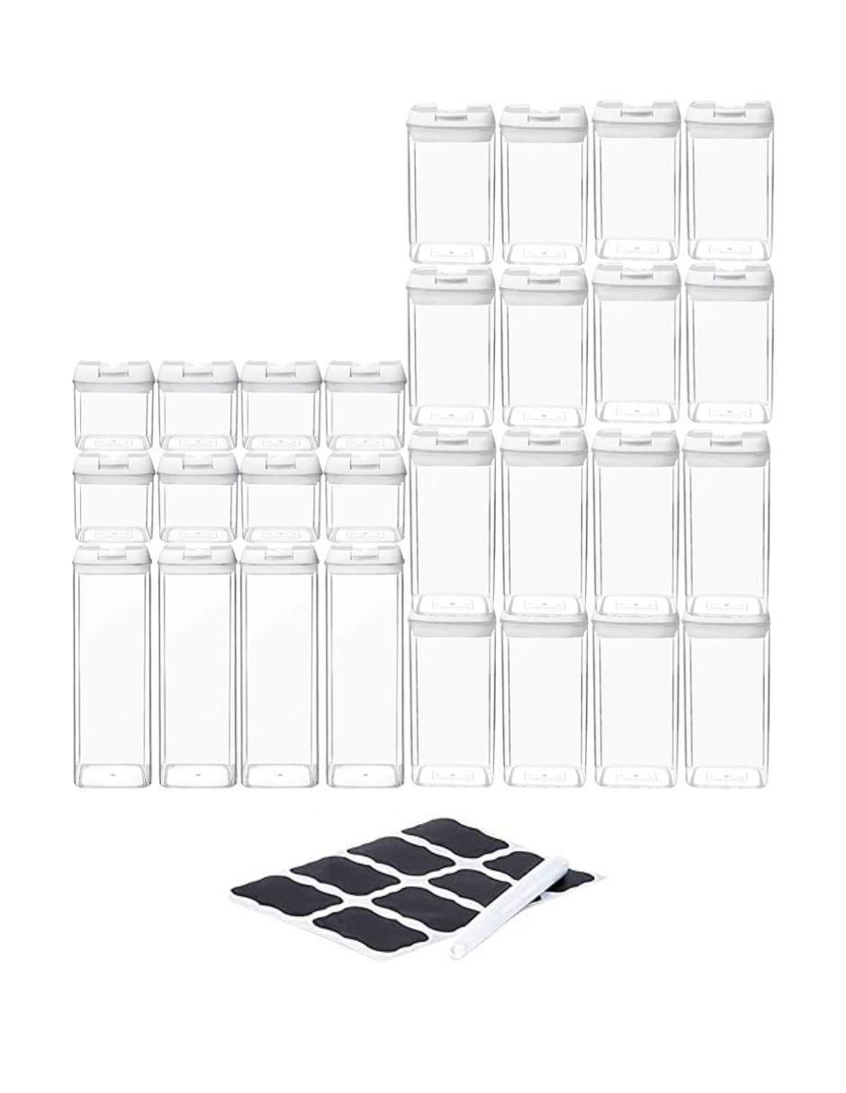 Set contenedores de plástico 28 piezas Set contenedores de plástico 28 piezas