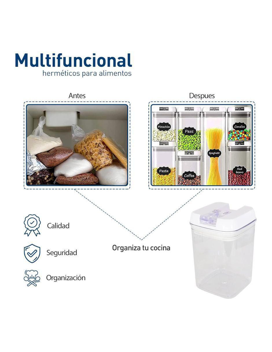 Set contenedores de plástico 28 piezas 4