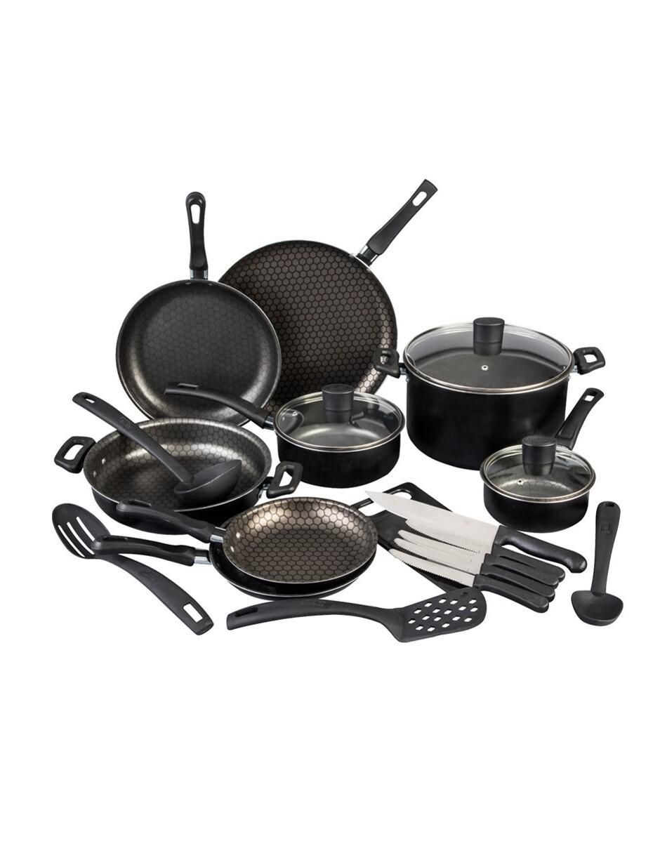 Batería de cocina Línea Ahorrador de aluminio antiadherente thermocell 21 piezas 7