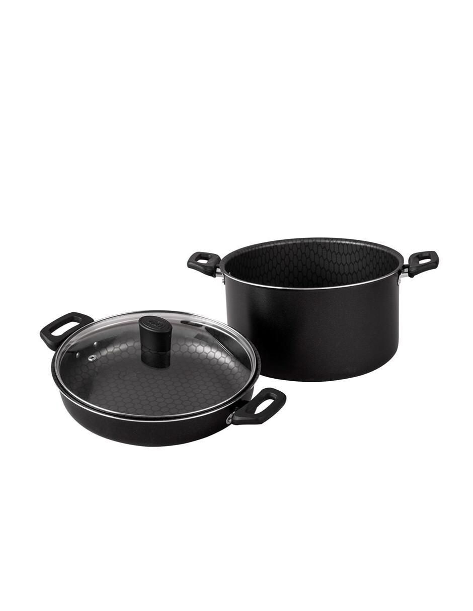 Batería de cocina Línea Ahorrador de aluminio antiadherente thermocell 21 piezas