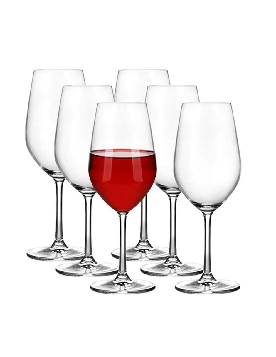 Copa para vino tinto Bar de vidrio 6 piezas