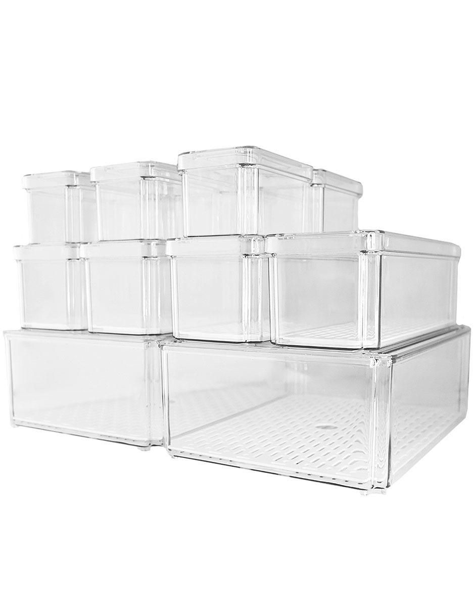 Set contenedores Brandtrendy de plástico 12 piezas
