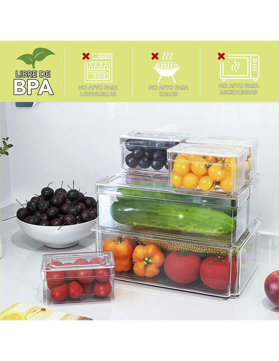 Set contenedores Brandtrendy de plástico 12 piezas