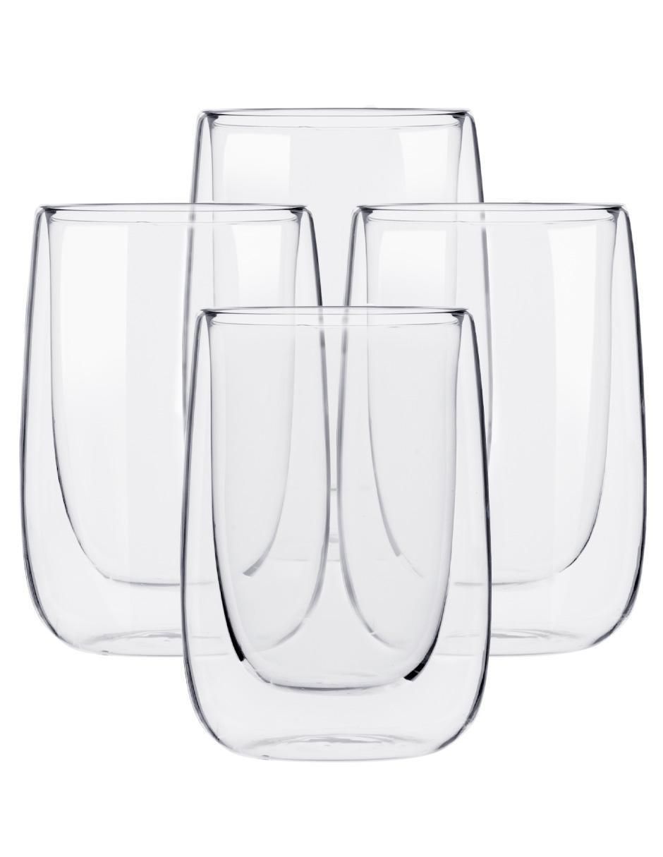 Set de vasos para agua de vidrio con 4 piezas 1