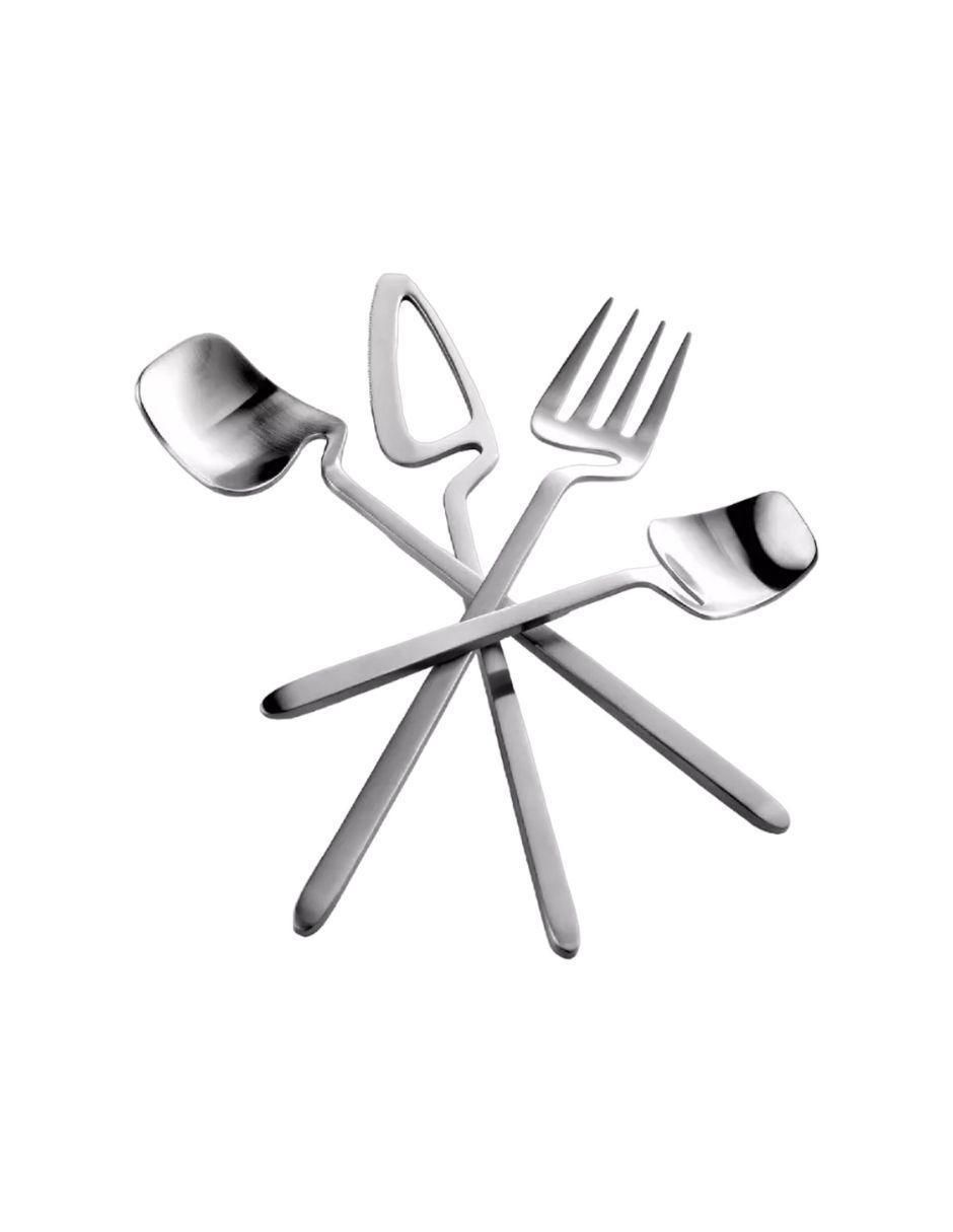 Set cubiertos de acero inoxidable 24 piezas