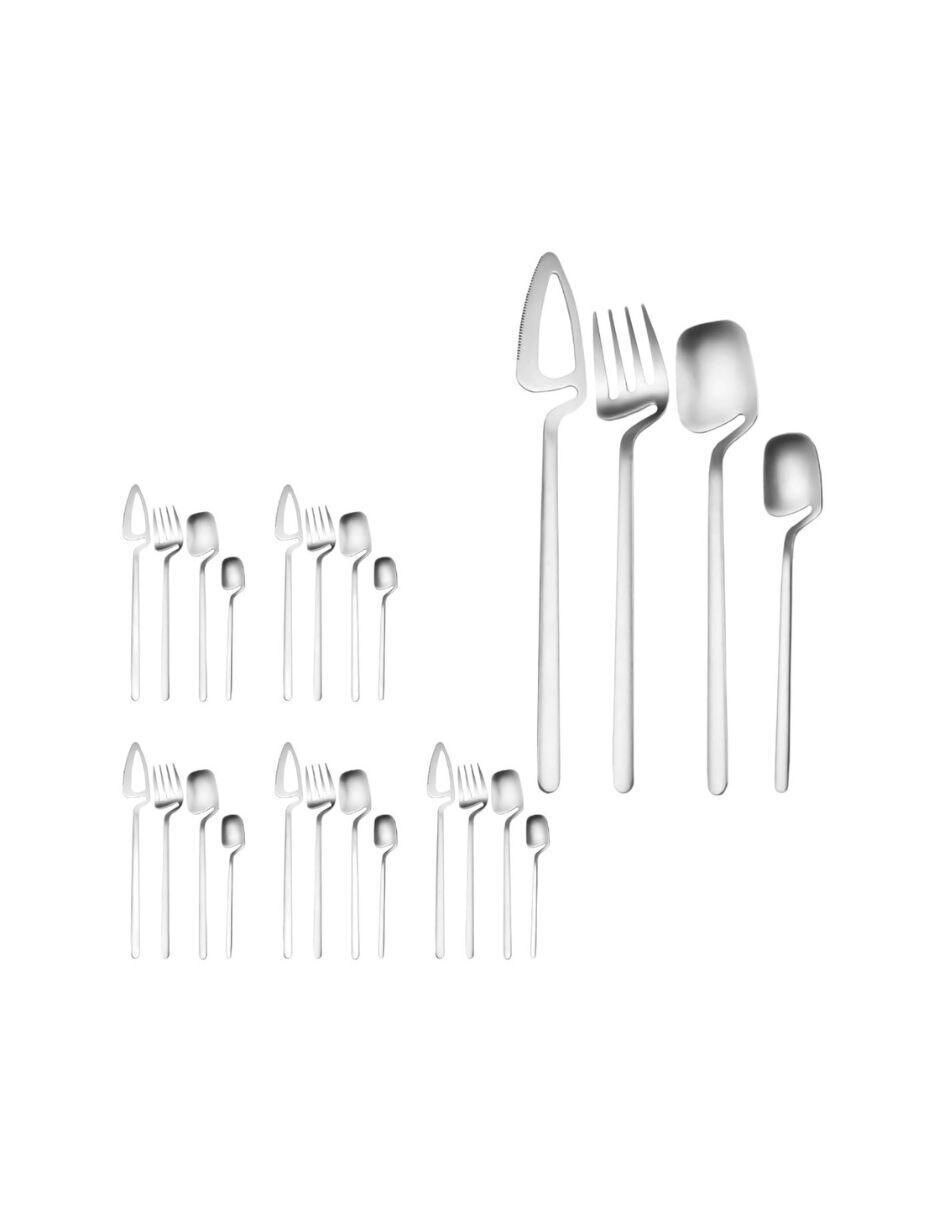 Set cubiertos de acero inoxidable 24 piezas