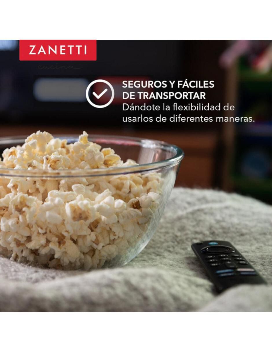 Set contenedores Zanetti de vidrio 4 piezas