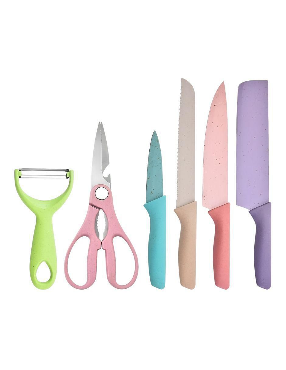 Set de cuchillos utilitario 6 piezas Set de cuchillos utilitario 6 piezas