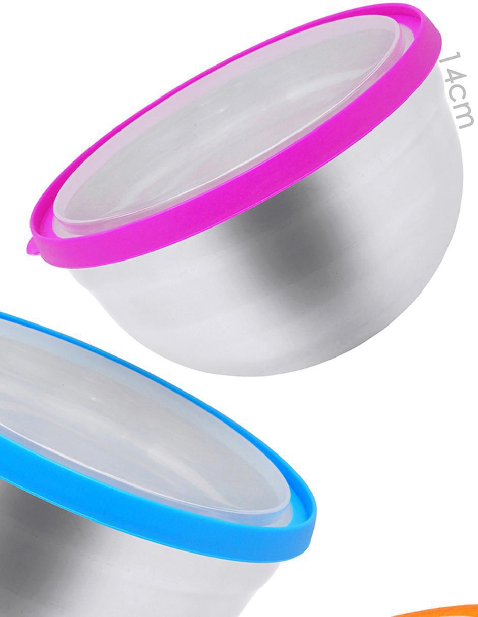 Set tazón de acero inoxidable 2