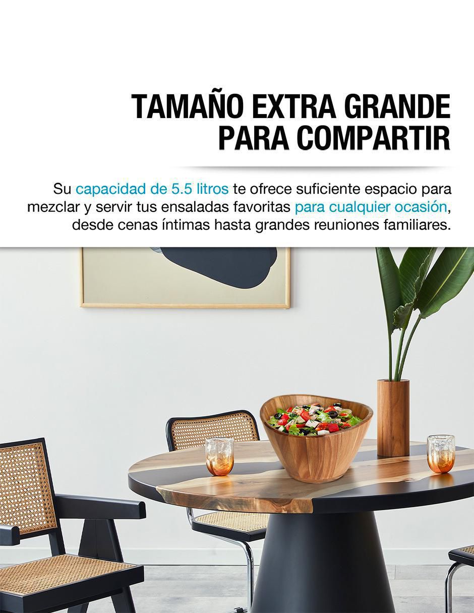 Ensaladera artesanal de madera 5