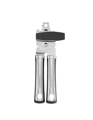 Abrelatas con destapador de acero inoxidable Abrelatas con destapador de acero inoxidable